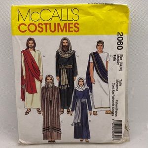 McCall’s 2060 Passion Play Biblical Unisex Adult Costume Size Medium Uncut